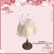 Mademoiselle Pearl Bow Rabbit Tops Blouses Aprons Skirts JSKs and Ops(Reservation/Full Payment Without Shipping)